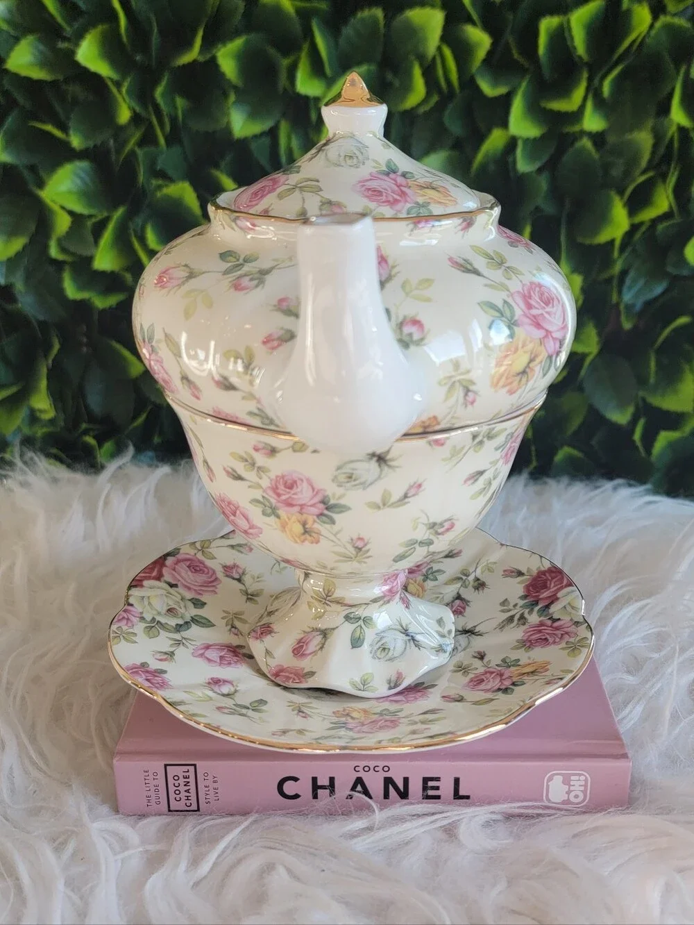 NWT - Grace Teapot Cup and Saucer Set